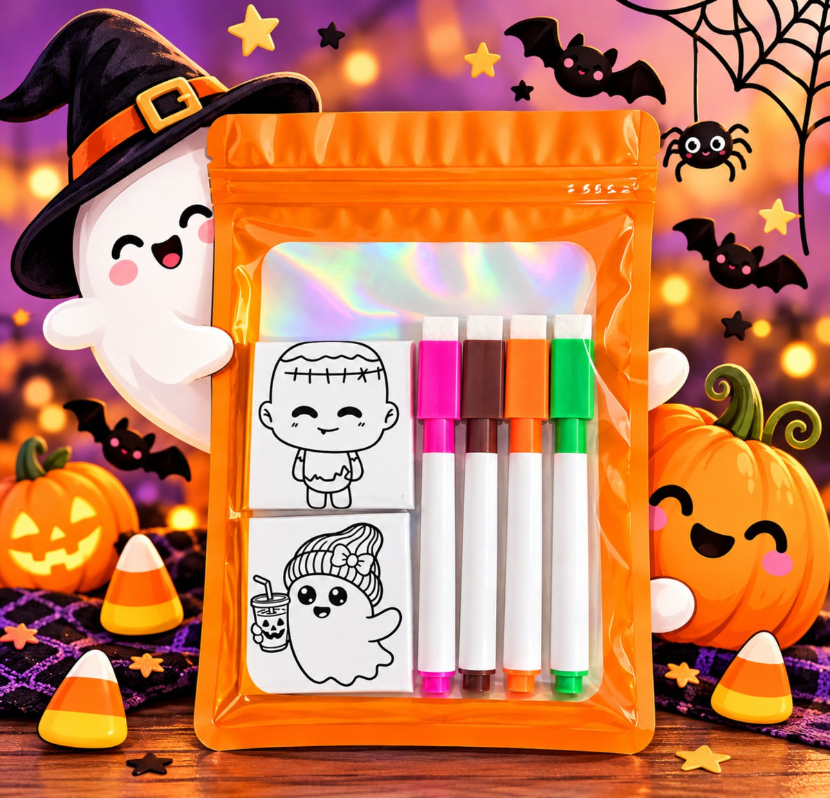 Halloween Mystery Color Me Magnet Kit
